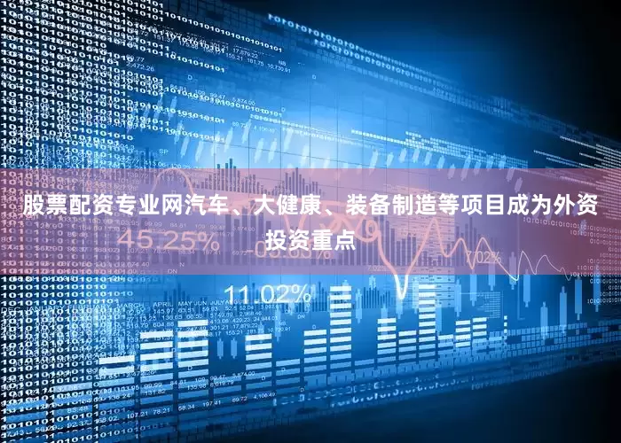 股票配资专业网汽车、大健康、装备制造等项目成为外资投资重点