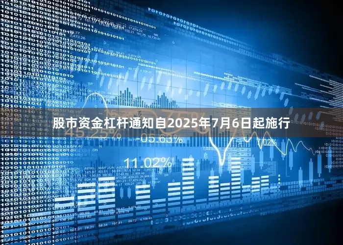 股市资金杠杆　　通知自2025年7月6日起施行